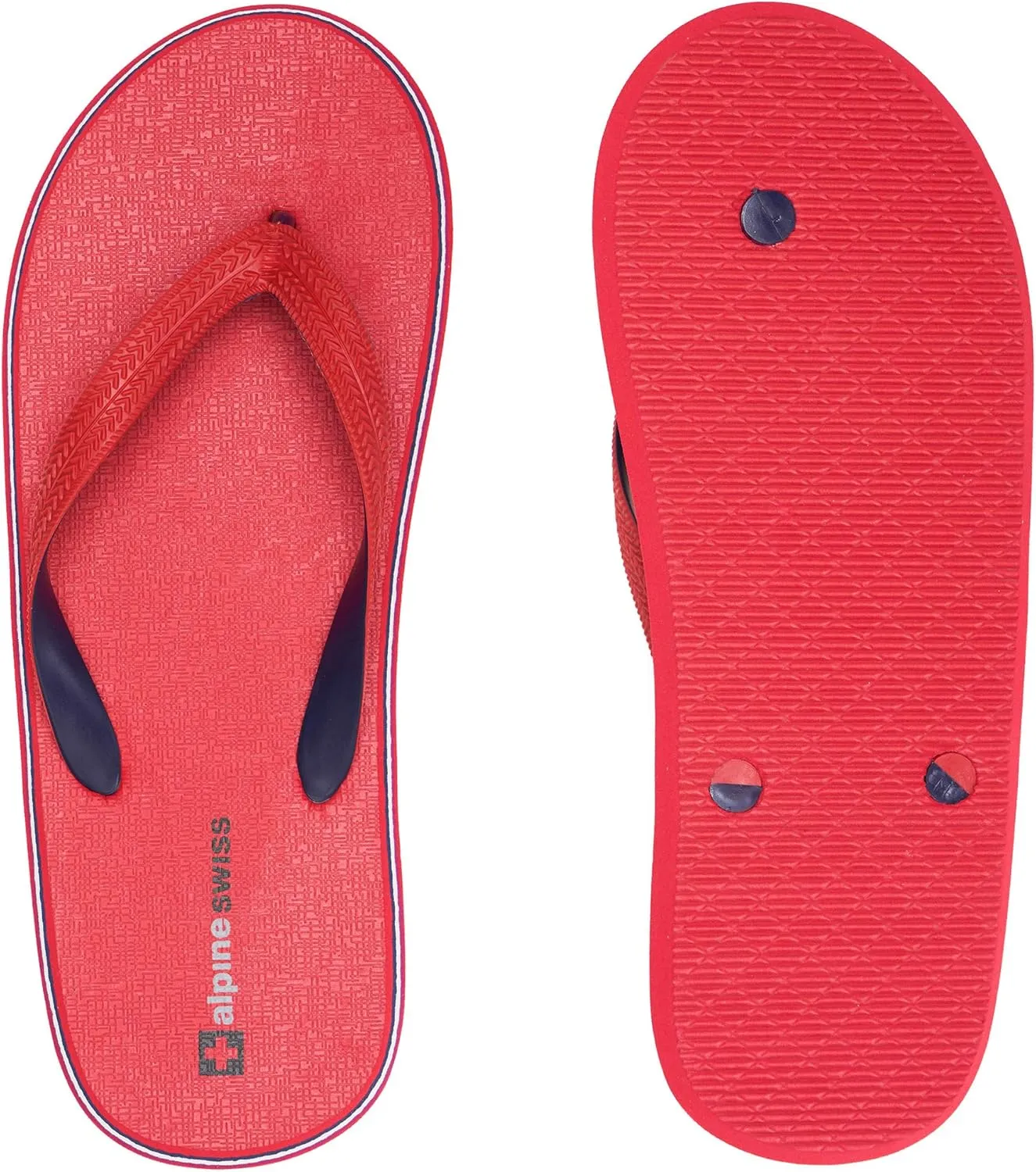 Alpine Swiss Men's Flip Flops | Ultra-light Thin EVA foam Sandals for Beach Pool Everyday Wear | Simple Flexible Flip Flops for Men