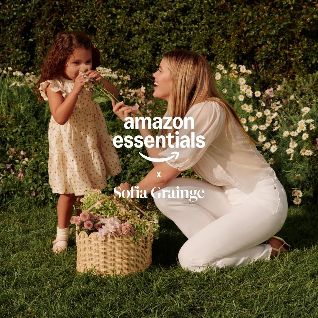 Amazon Essentials x Sofia Grainge Baby Girls' Mary Jane Shoes with Bow Detail