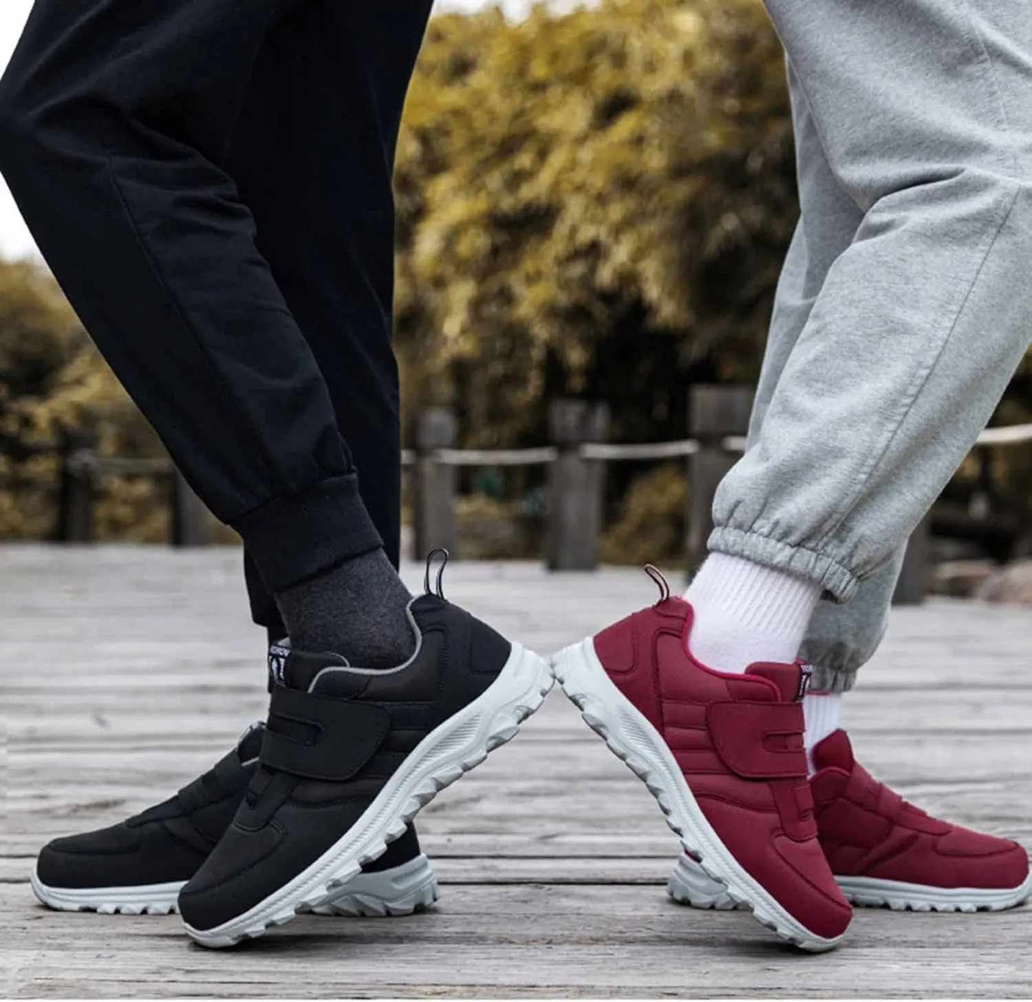 Arch Support Sports Shoes for Men Comfortable Lightweight Casual Walking Shoe Lightweight Elderly Slip On Shoes