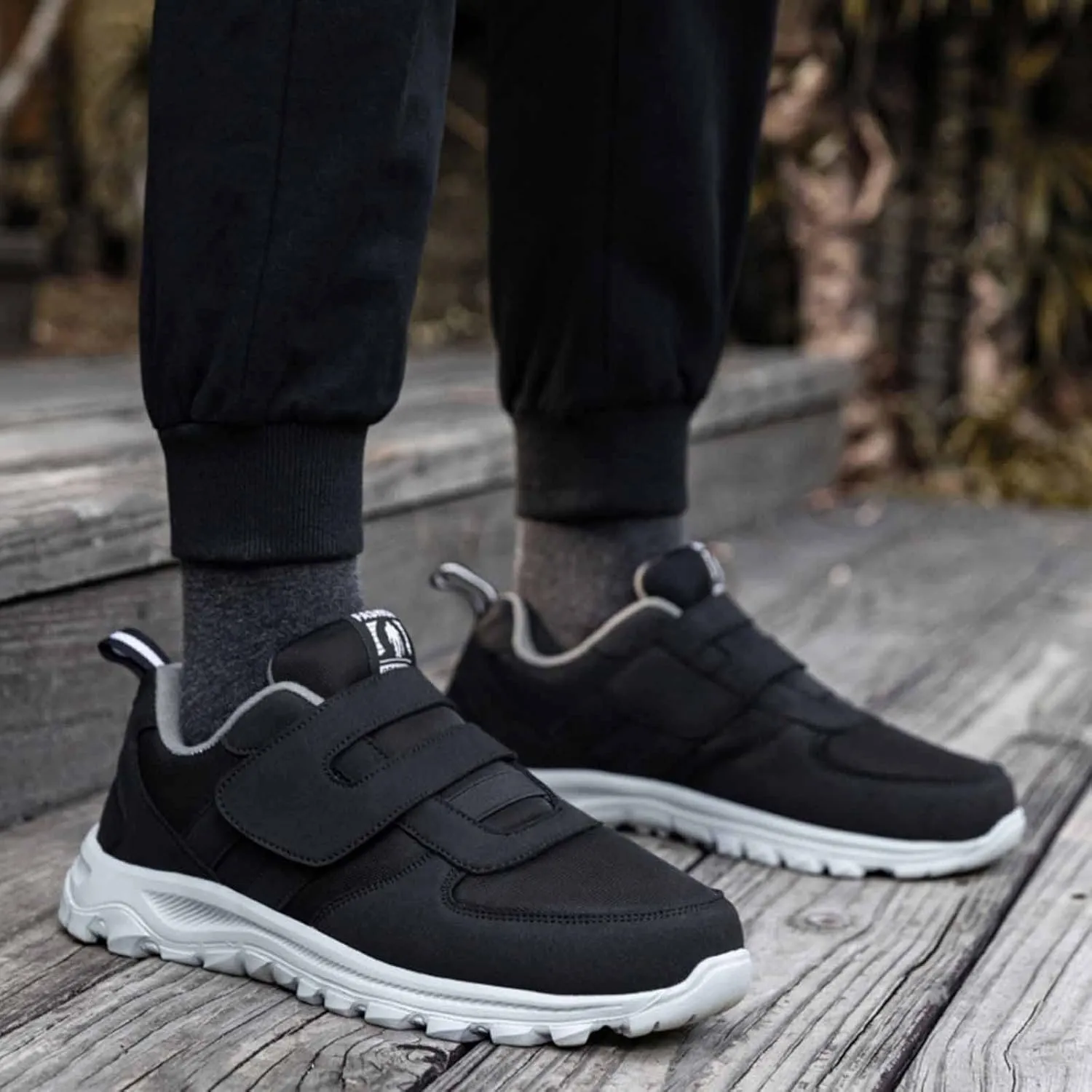 Arch Support Sports Shoes for Men Comfortable Lightweight Casual Walking Shoe Lightweight Elderly Slip On Shoes