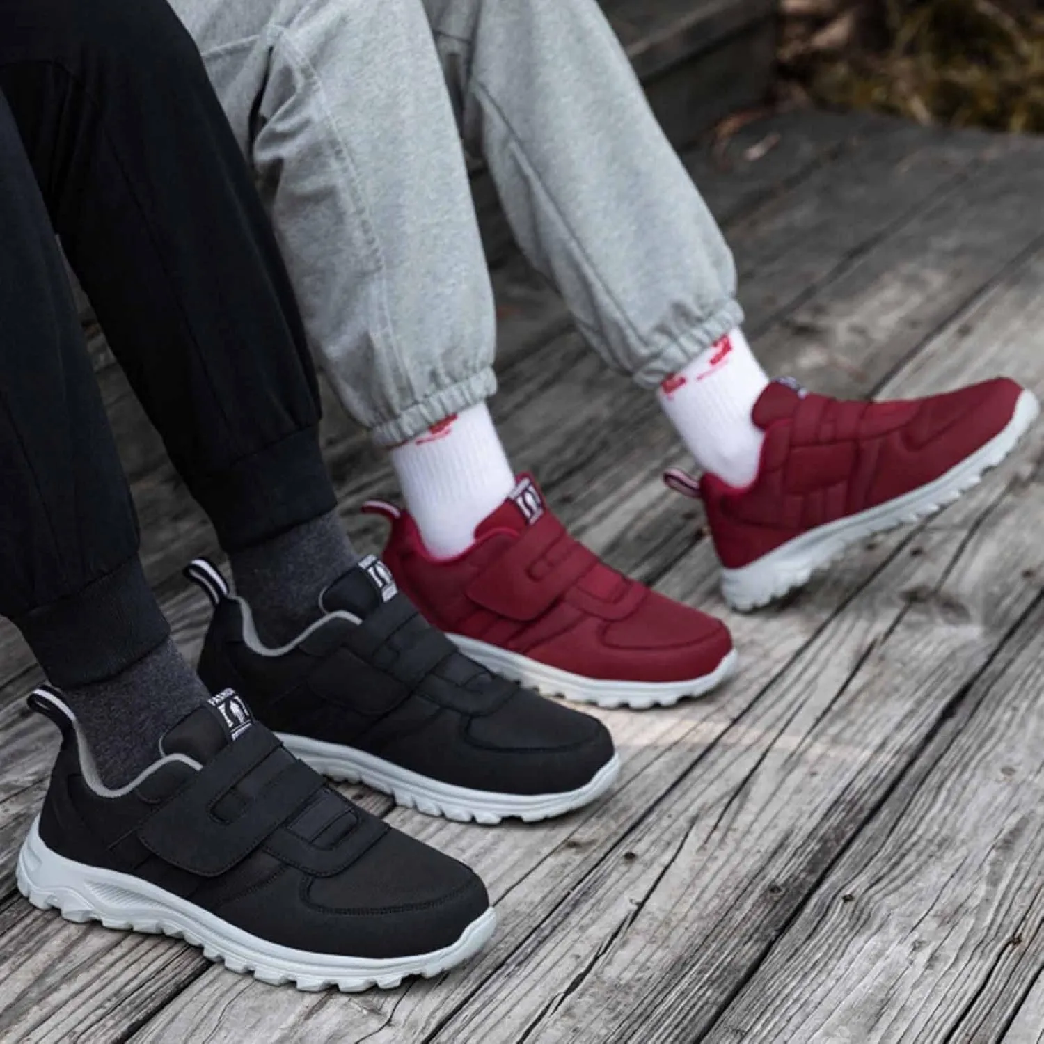 Arch Support Sports Shoes for Men Comfortable Lightweight Casual Walking Shoe Lightweight Elderly Slip On Shoes
