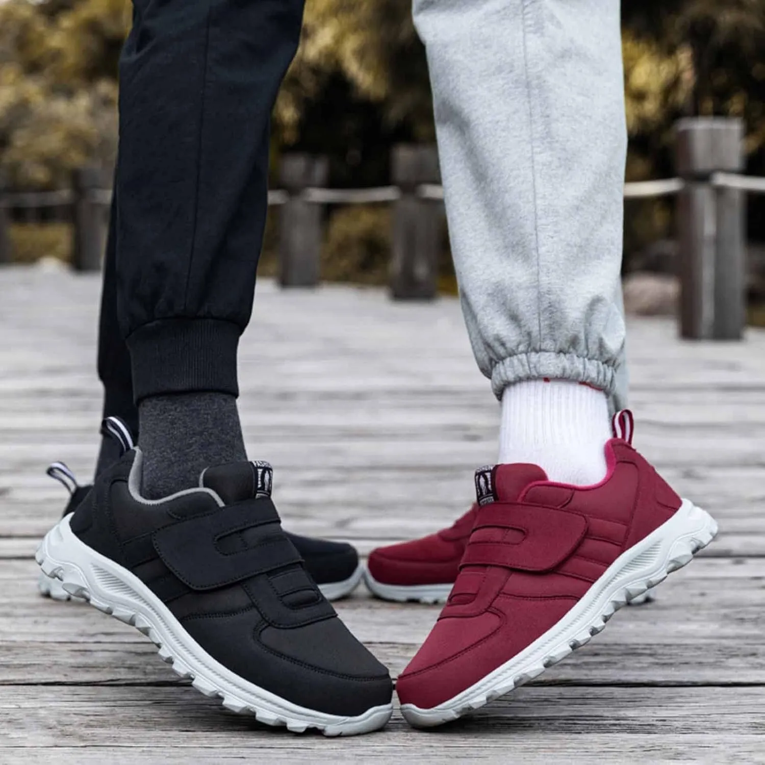 Arch Support Sports Shoes for Men Comfortable Lightweight Casual Walking Shoe Lightweight Elderly Slip On Shoes