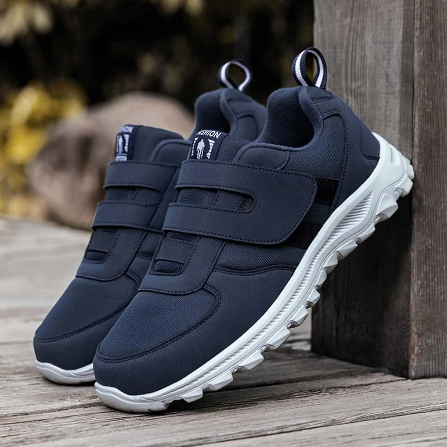 Arch Support Sports Shoes for Men Comfortable Lightweight Casual Walking Shoe Lightweight Elderly Slip On Shoes