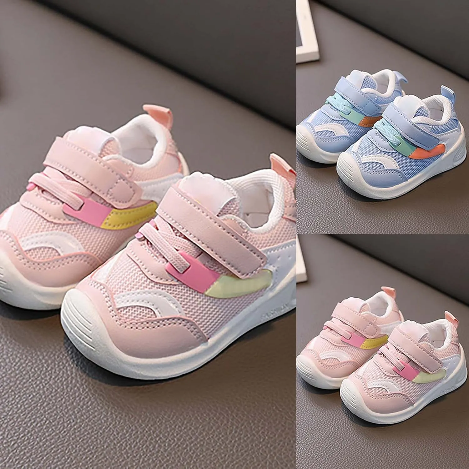 Baby/Toddler Walking Shoes Boy Girl Breathable Sneakers Non-Slip Infant First Walking Shoes Lightweight Trainers