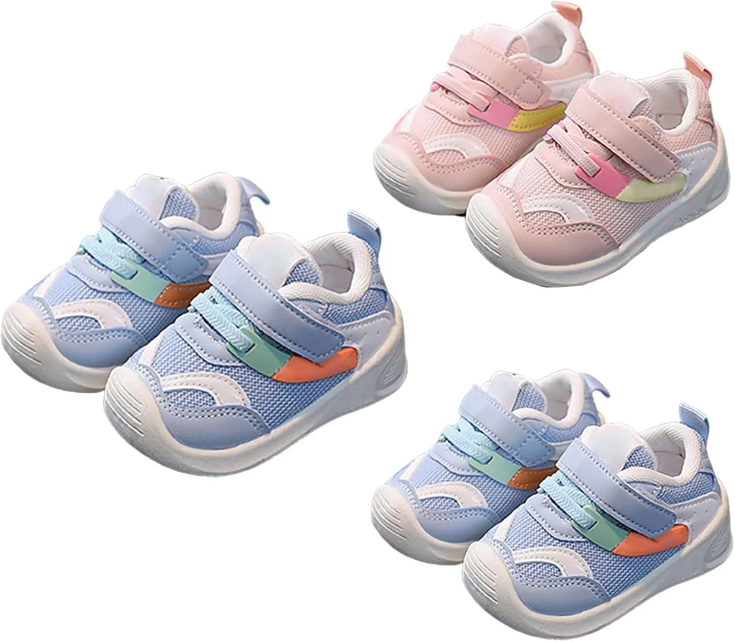Baby/Toddler Walking Shoes Boy Girl Breathable Sneakers Non-Slip Infant First Walking Shoes Lightweight Trainers