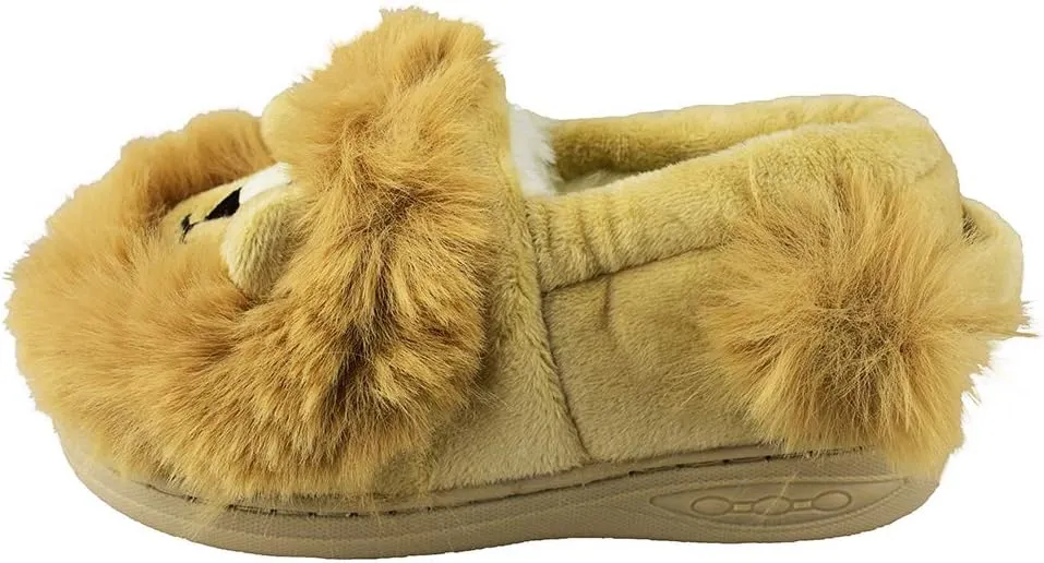 Boys Little/Big Kids Warm Plush Rocket Slippers with Memory Foam Sole Indoor Outdoor Shoes