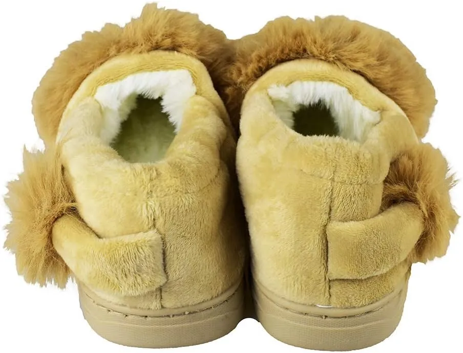 Boys Little/Big Kids Warm Plush Rocket Slippers with Memory Foam Sole Indoor Outdoor Shoes