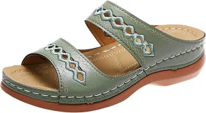 Cathalem Summer Sandals for Women 2024, Orthopedic Wedge Sandals for Women Dressy Summer Walking Sandals with Arch Support