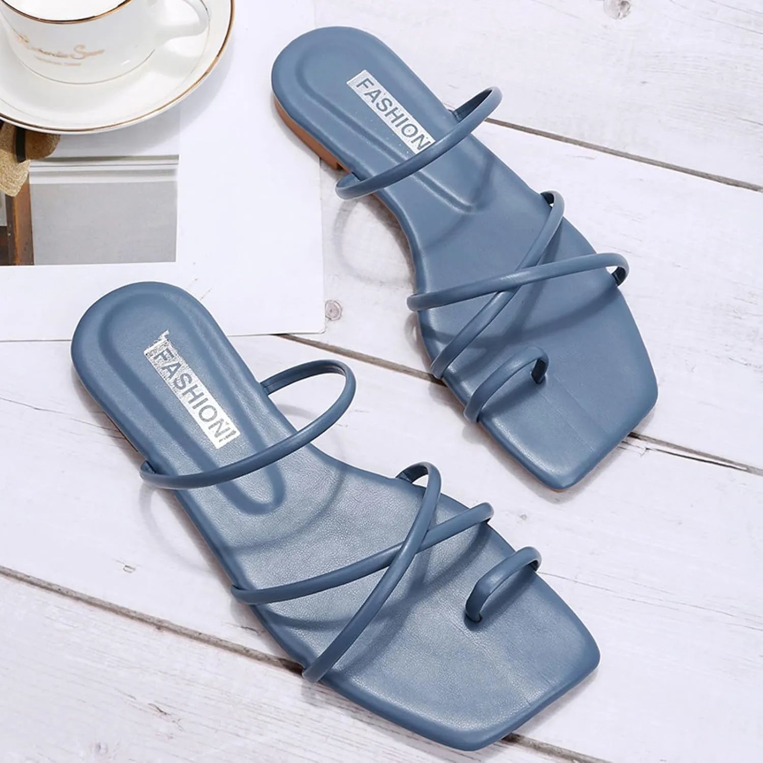 Comfortable Sandals for Women Anti-Slip Breathable Platform Flip Flops Roman Pluse Size Summer Mules Shoes