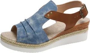 Comfortable Summer Platform Casual Dress Women Sandal Summer Casual Flatform Platform Wedge Slides for Women