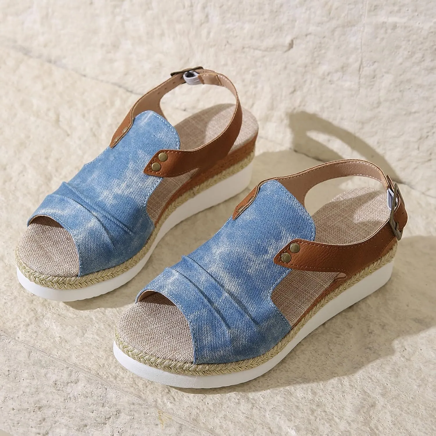 Comfortable Summer Platform Casual Dress Women Sandal Summer Casual Flatform Platform Wedge Slides for Women