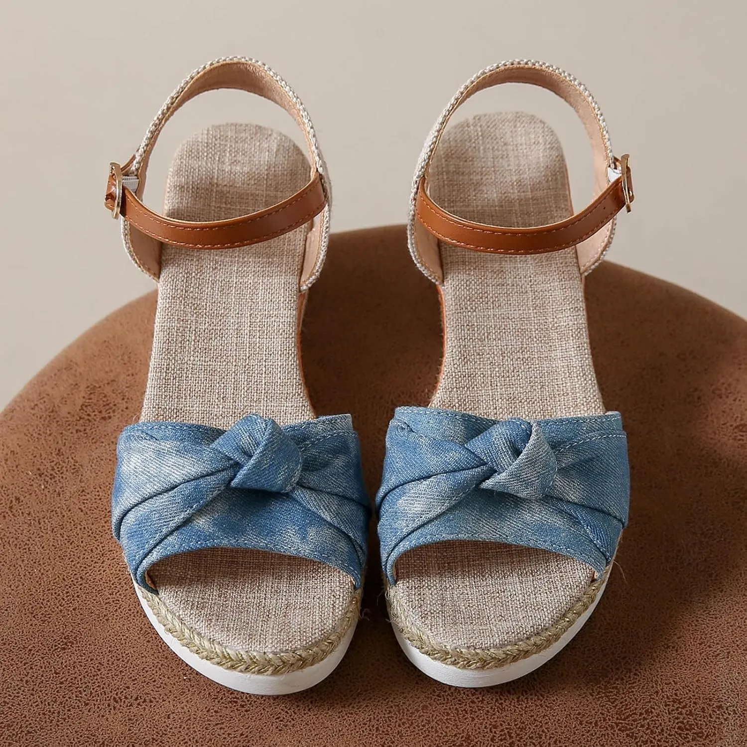 Comfortable Summer Platform Casual Dress Women Sandal Summer Low Wedges Womens Comfortable Open Toe Sandal