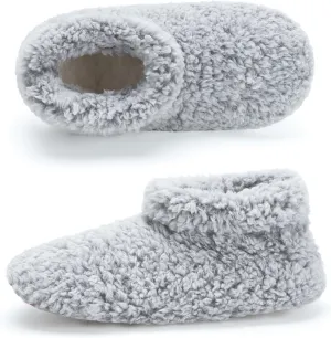 Cozylook Fuzzy Slippers for Women Indoor, Warm Bedroom Slip On Shoes, Winter Fluffy House Socks with Grippers, Cozy Christmas Gifts Unique