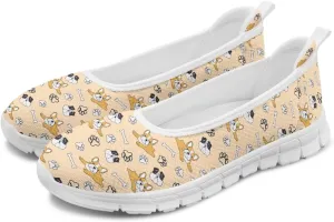 Creative Fashion Animals Prints Walking Shoes Women Fit Comfort Lightweight Ballet Flats Round Toe Classic Platform Loafers Everyday Wear