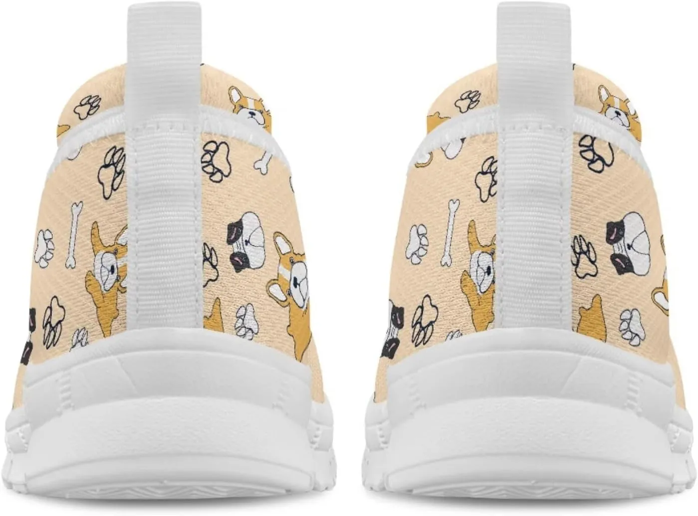 Creative Fashion Animals Prints Walking Shoes Women Fit Comfort Lightweight Ballet Flats Round Toe Classic Platform Loafers Everyday Wear
