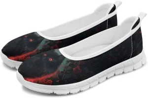 Creative Fashion Animals Prints Walking Shoes Women Fit Comfort Lightweight Ballet Flats Round Toe Classic Platform Loafers Everyday Wear