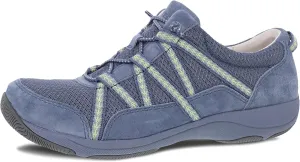 Dansko Harlyn Lightweight Sneaker for Women - Stain Resistant Leather and Nylon Uppers and Arch Support in Flexible Style