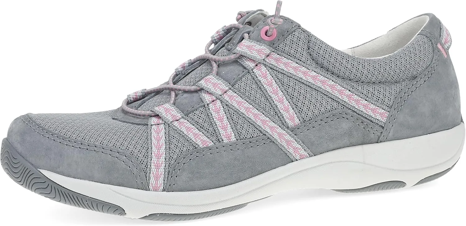 Dansko Harlyn Lightweight Sneaker for Women - Stain Resistant Leather and Nylon Uppers and Arch Support in Flexible Style
