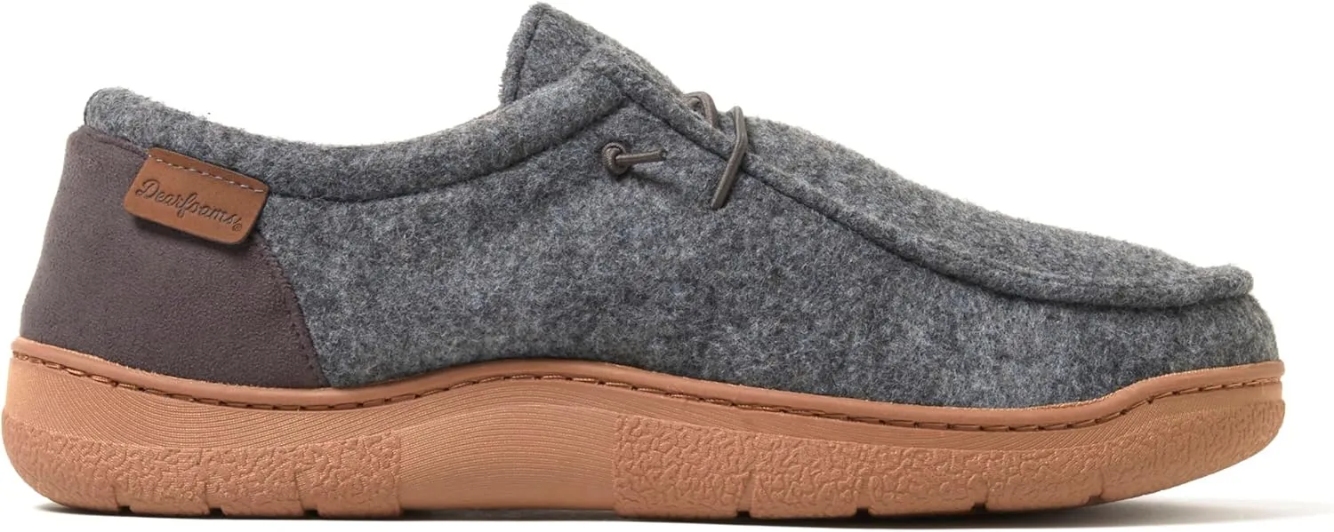 Dearfoams Men's Bennett Indoor/Outdoor Memory Foam Comfort Chukka Boot