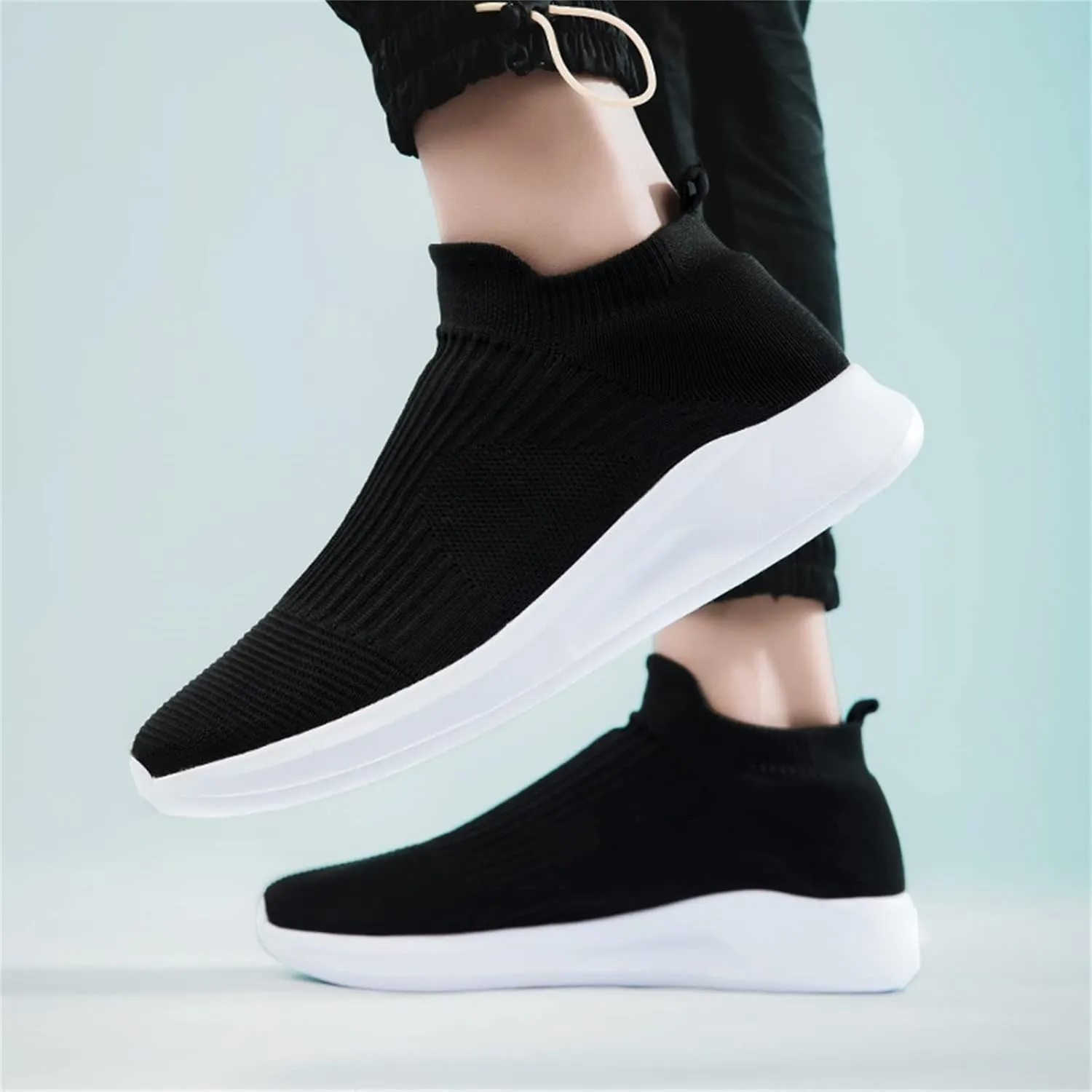 Fashion Lightweight Sneakers for Men Lightweight Breathable Walking Shoe Gym Tennis Business Formal Dress Shoes