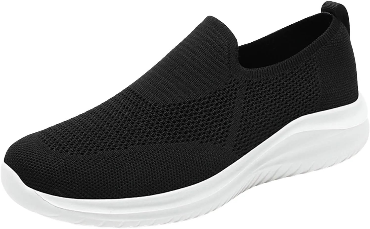 Fashion Lightweight Sneakers for Men Lightweight Sport Gym Jogging Walking Sneaker Elastic Fly Woven Mesh Shoes