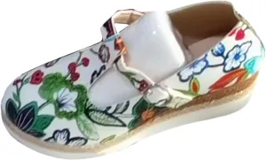Fashionable Casual Women's Toe Toe High Heeled Solid Color Printed Comfortable Casual Sandals Casual Shoes Canvas