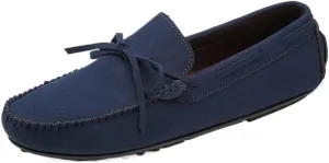 Flexible Anti-Slip Comfortable Prom Party Slip On Mens Loafers Shoes Round Toe Suede Vamp Moccasins Driving Loafers