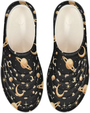 Galaxy Series Kids Slip On Sandals Cloud Slides Anti Slip Close Toe Water Shoes Comfort EVA Beach Pool Shoes