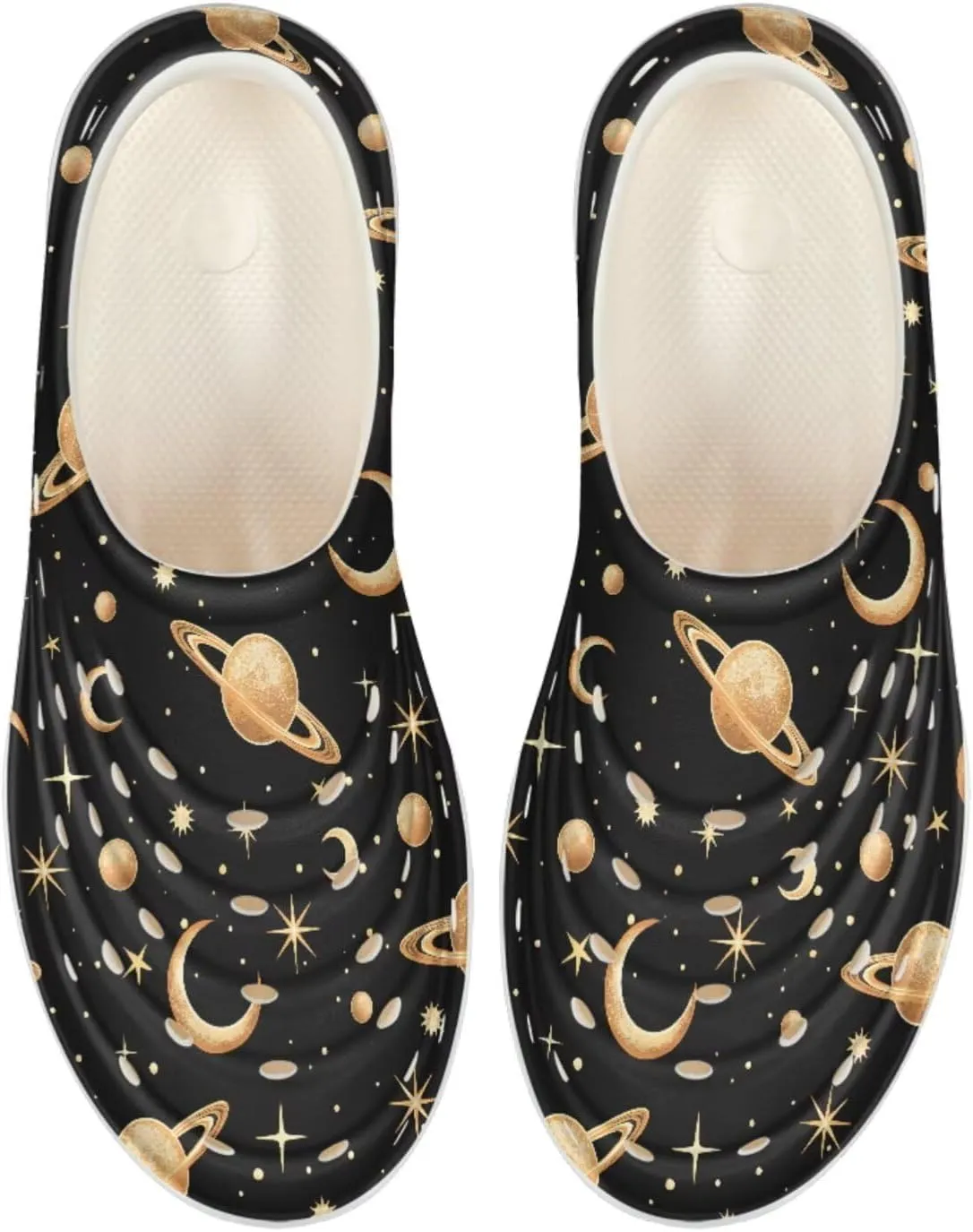 Galaxy Series Kids Slip On Sandals Cloud Slides Anti Slip Close Toe Water Shoes Comfort EVA Beach Pool Shoes