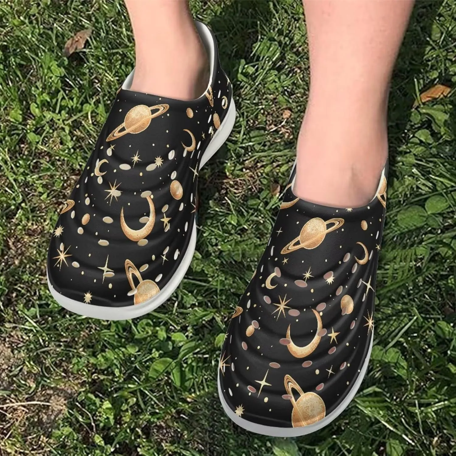 Galaxy Series Kids Slip On Sandals Cloud Slides Anti Slip Close Toe Water Shoes Comfort EVA Beach Pool Shoes