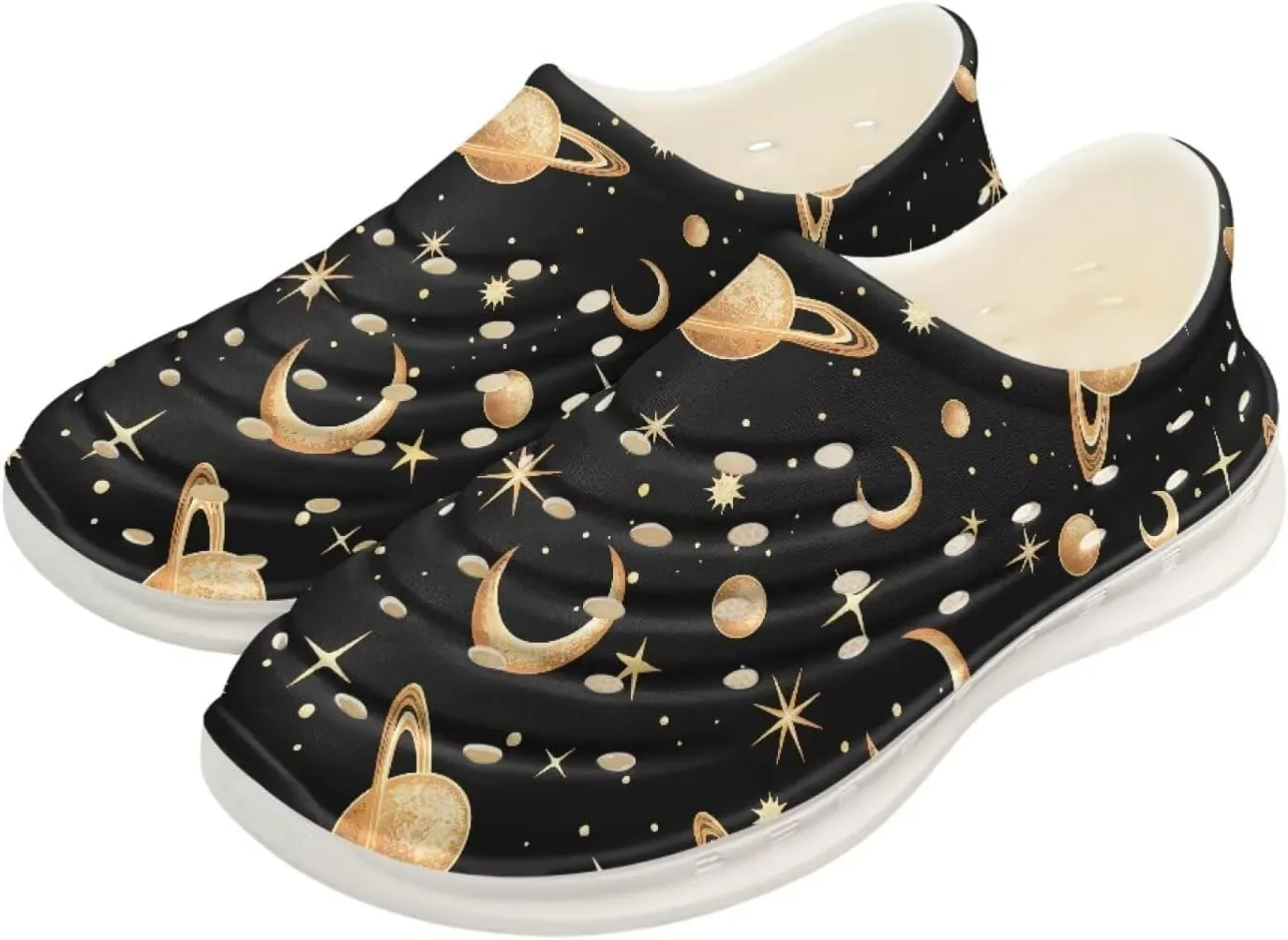 Galaxy Series Kids Slip On Sandals Cloud Slides Anti Slip Close Toe Water Shoes Comfort EVA Beach Pool Shoes