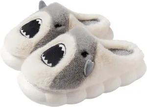 Hopelong Women's Cute Rabbit Ears Plush House Slippers - Non-Slip Fluffy Indoor Warm Animal Slippers