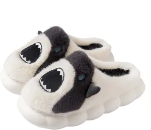 Hopelong Women's Cute Rabbit Ears Plush House Slippers - Non-Slip Fluffy Indoor Warm Animal Slippers