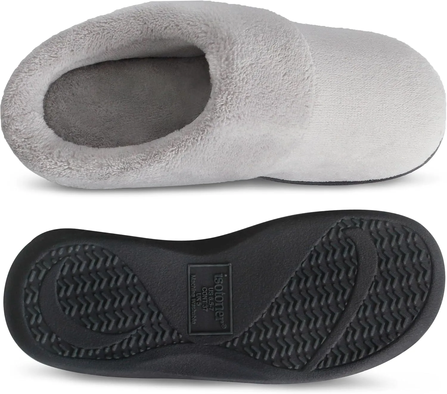 Isotoner Women's Classic Hoodback with Memory Foam Slipper