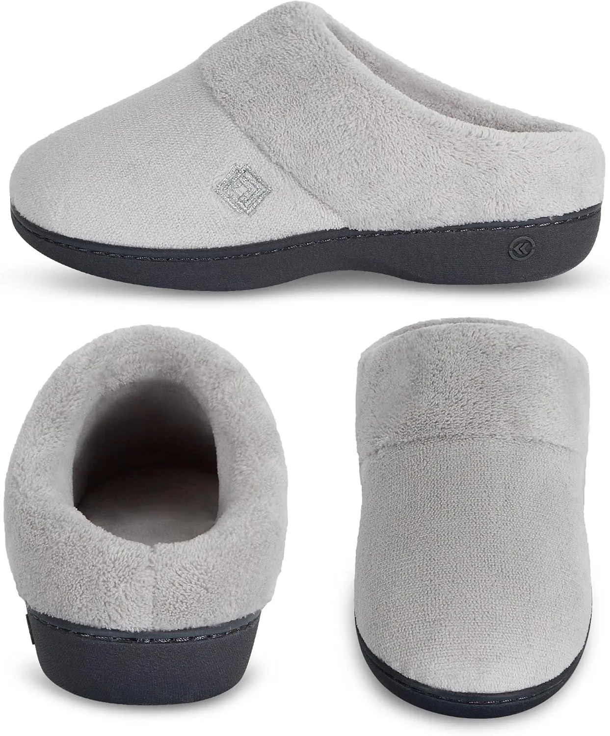 Isotoner Women's Classic Hoodback with Memory Foam Slipper
