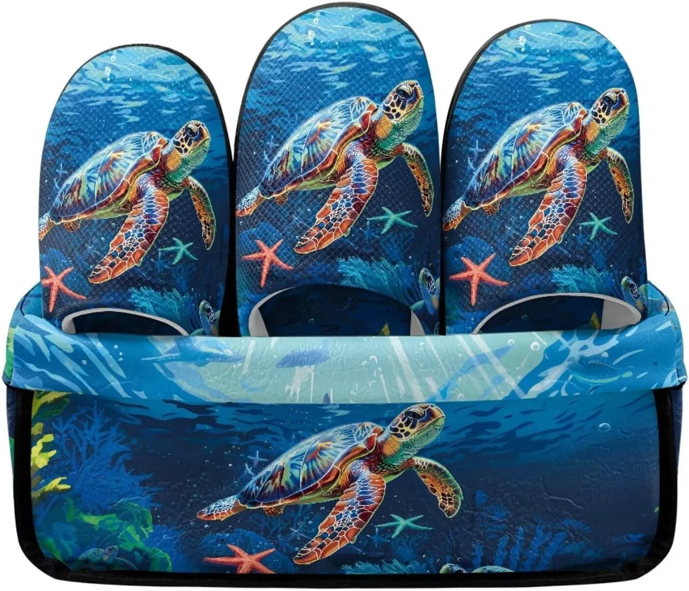 Jeiento Spa Guest Slippers 3 Paris Winter Memory Foam Home Slippers Reusable House Shoes with Non Slip Sole