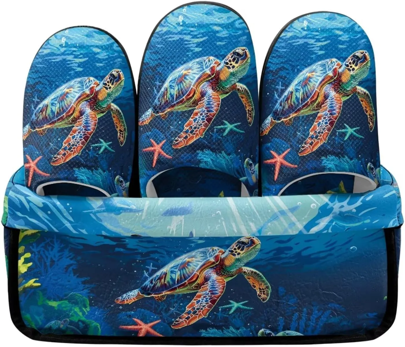 Jeiento Spa Guest Slippers 3 Paris Winter Memory Foam Home Slippers Reusable House Shoes with Non Slip Sole