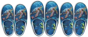 Jeiento Spa Guest Slippers 3 Paris Winter Memory Foam Home Slippers Reusable House Shoes with Non Slip Sole