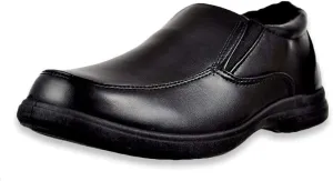 Josmo Boys' Slip-On School Shoes (Sizes 4-7) - Black, 7 Youth