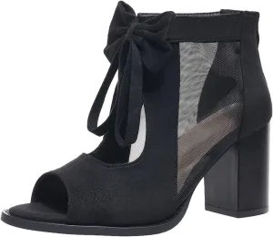 Ladmiple Chunky Heels For Women Dressy Block Heels Open Toe Ankle Strap Heeled Sandals Comfortable Party Wedding Pumps Shoes