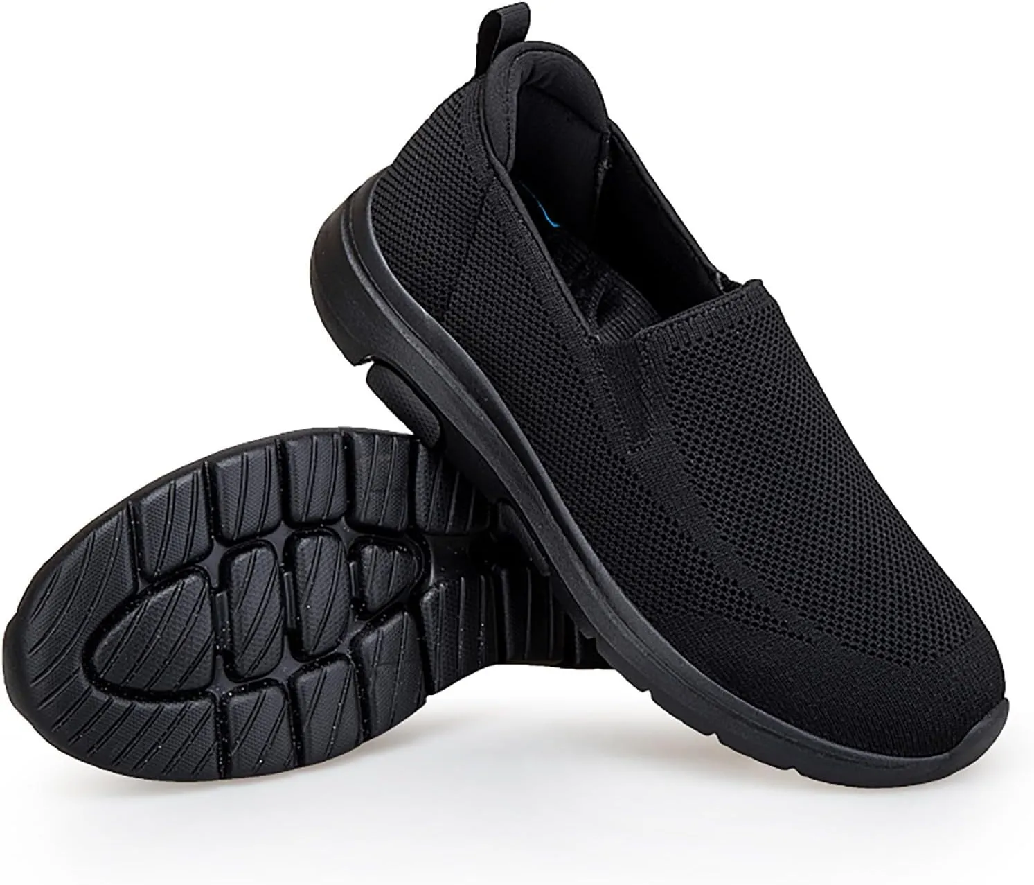 Lightweight Diabetic Shoes for Men Lightweight Breathable Slip on Running Shoe Hook and Loop Orthopedic Sneakers