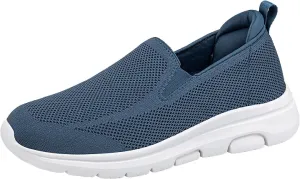 Lightweight Diabetic Shoes for Men Lightweight Breathable Slip on Running Shoe Hook and Loop Orthopedic Sneakers