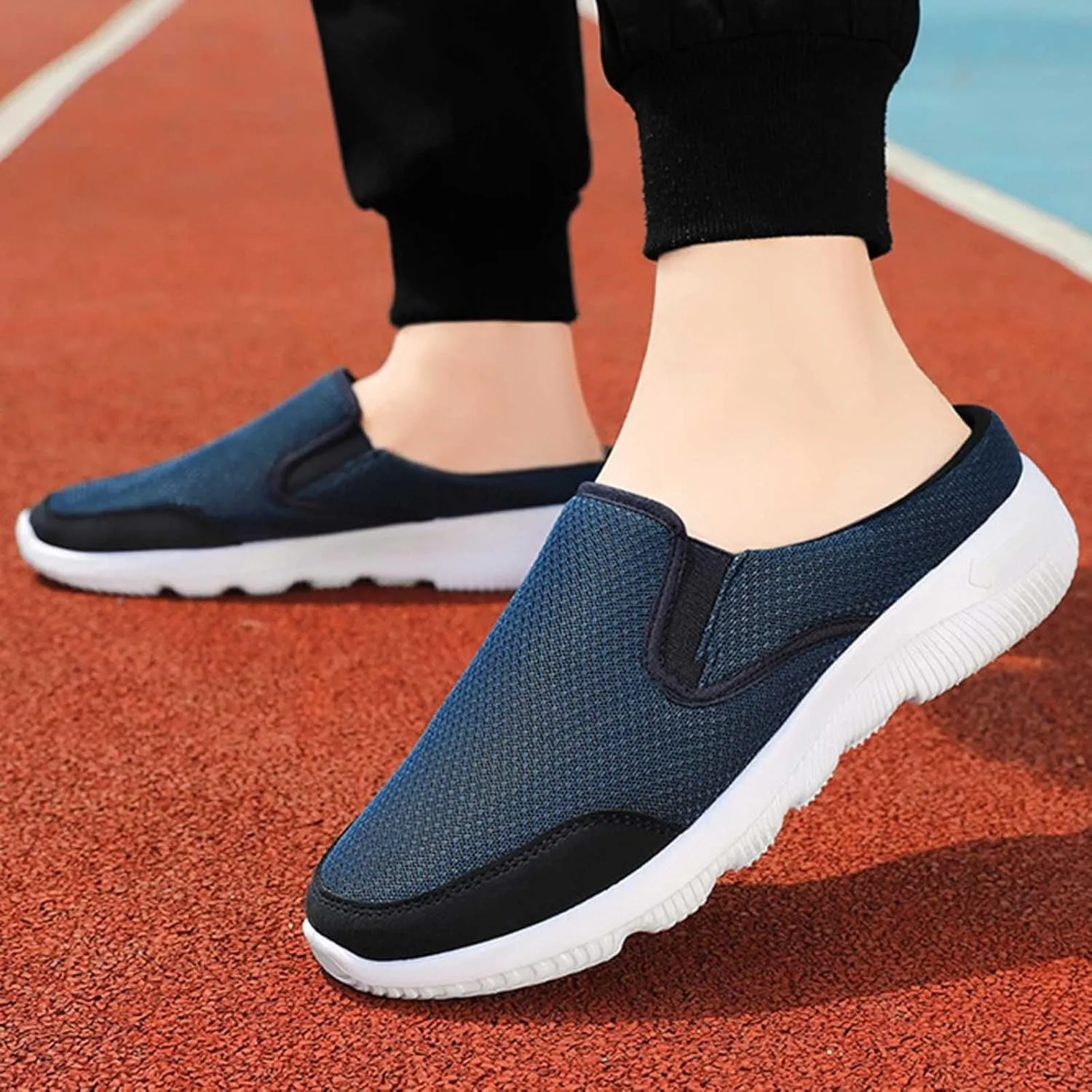 Lightweight Diabetic Shoes for Men Lightweight Sport Gym Jogging Walking Sneaker Arch Support Plantar Fasciitis