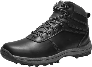 Men Work Boots with Zipper Hiking Sneakers Warm Fur Lined Workout Shoes for Women Comfortable Waterproof Outdoor Work Botas Lightweight Hike Grounded Footwear