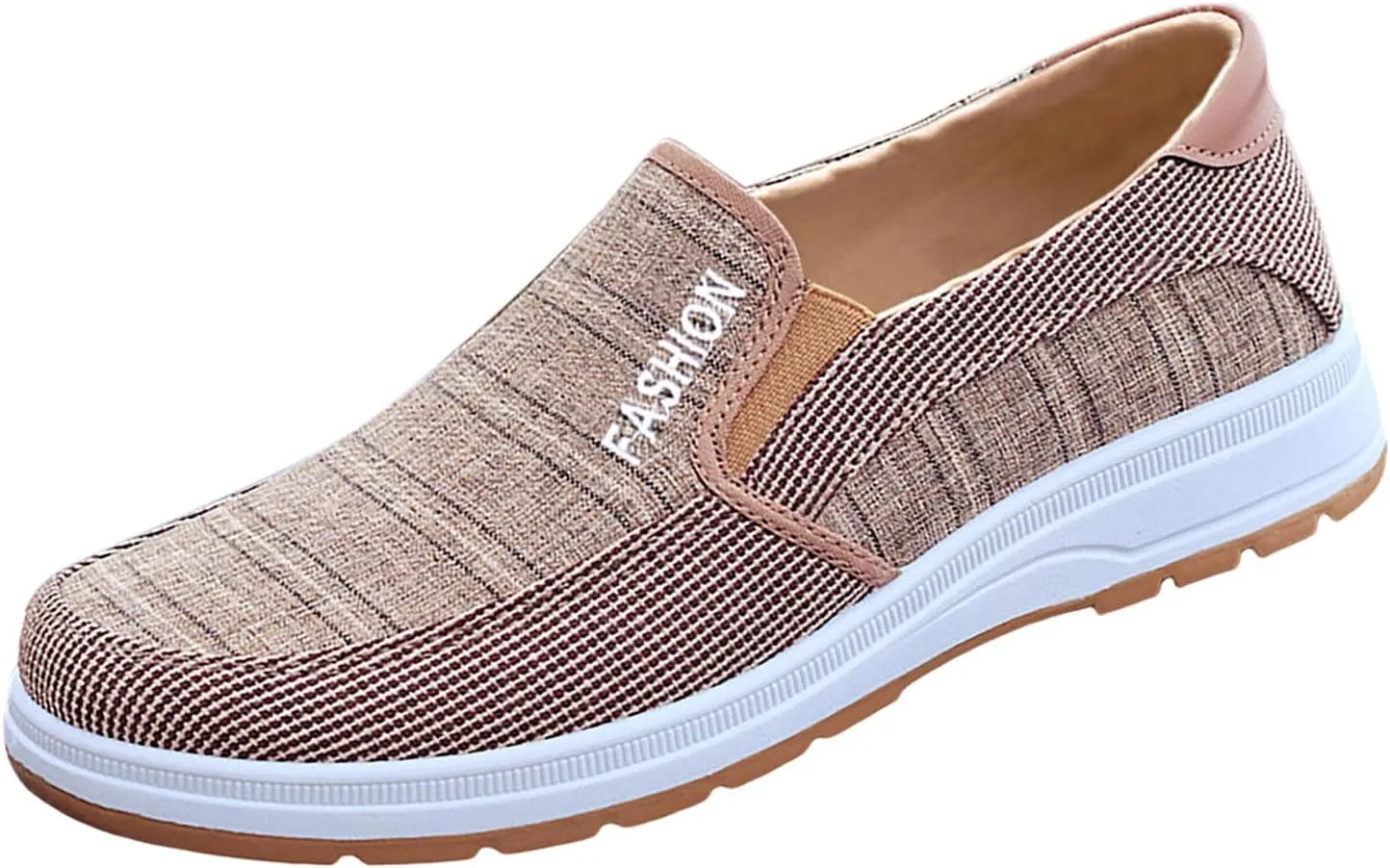 Men's Arch Support Insole Shoes Comfortable Breathable Lightweight Tennis Shoe Lightweight Elderly Slip on Shoes