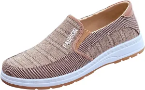 Men's Arch Support Insole Shoes Comfortable Breathable Lightweight Tennis Shoe Lightweight Elderly Slip on Shoes