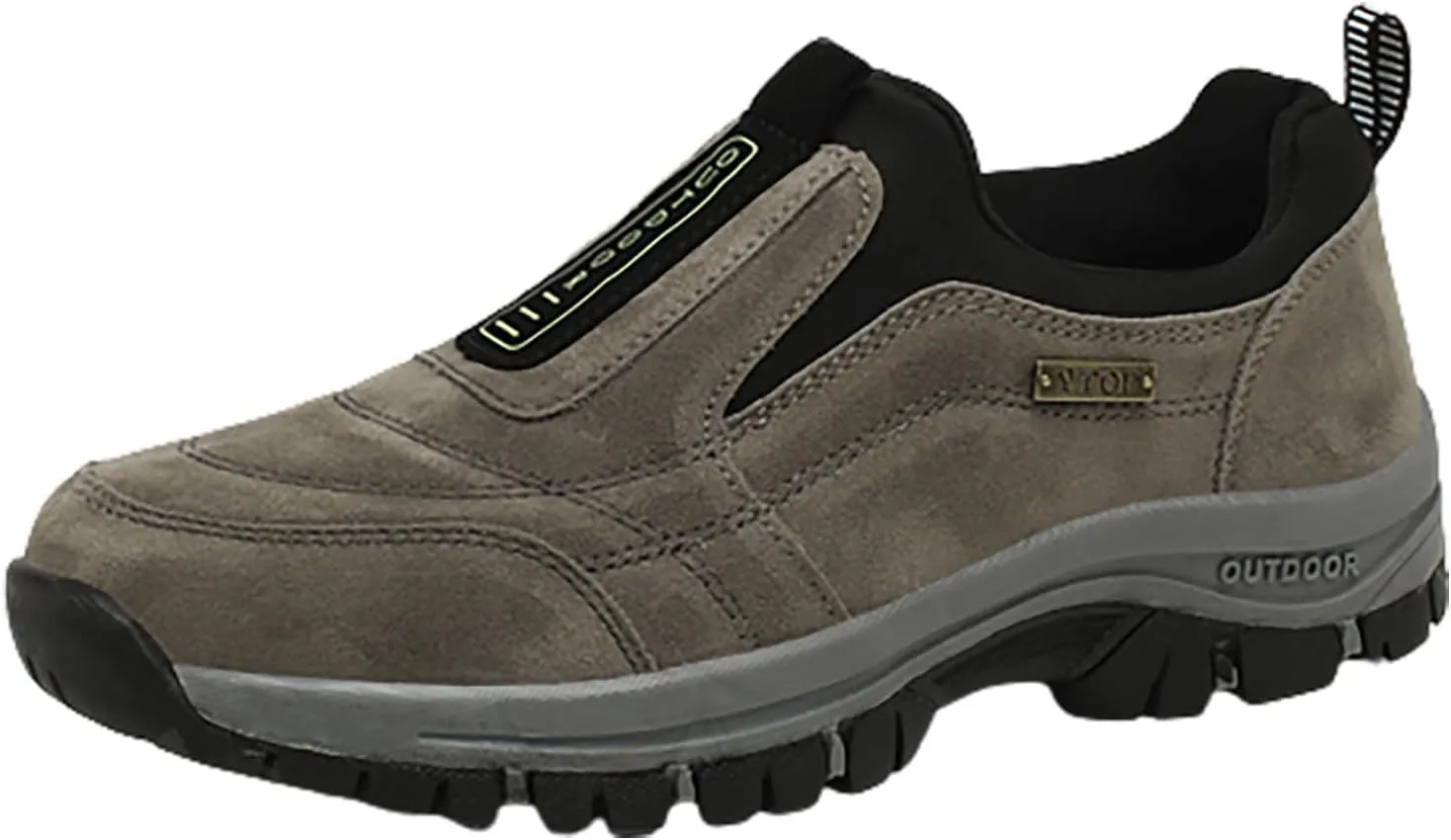 Men's Arch Support Insole Shoes Lightweight Sport Gym Jogging Walking Sneaker Lightweight Elderly Slip On Shoes