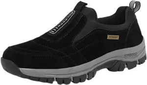 Men's Arch Support Insole Shoes Lightweight Sport Gym Jogging Walking Sneaker Lightweight Elderly Slip On Shoes