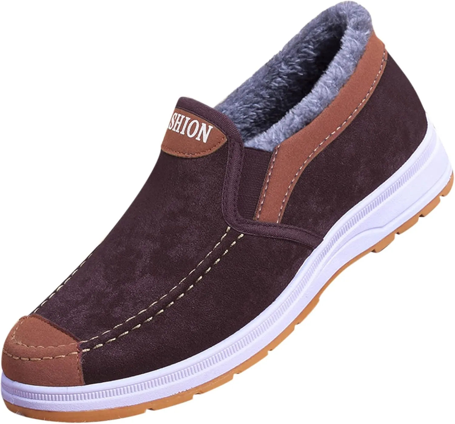 Mens Casual Loafer Shoes Soft Walking Shoes Breathable Lightweight for Adult Male Winter Walking Shoes for Men