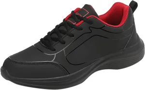 Men's Lightweight Cushion Sneakers Comfortable Lightweight Casual Walking Shoe Convenient Elderly Slip On Shoes